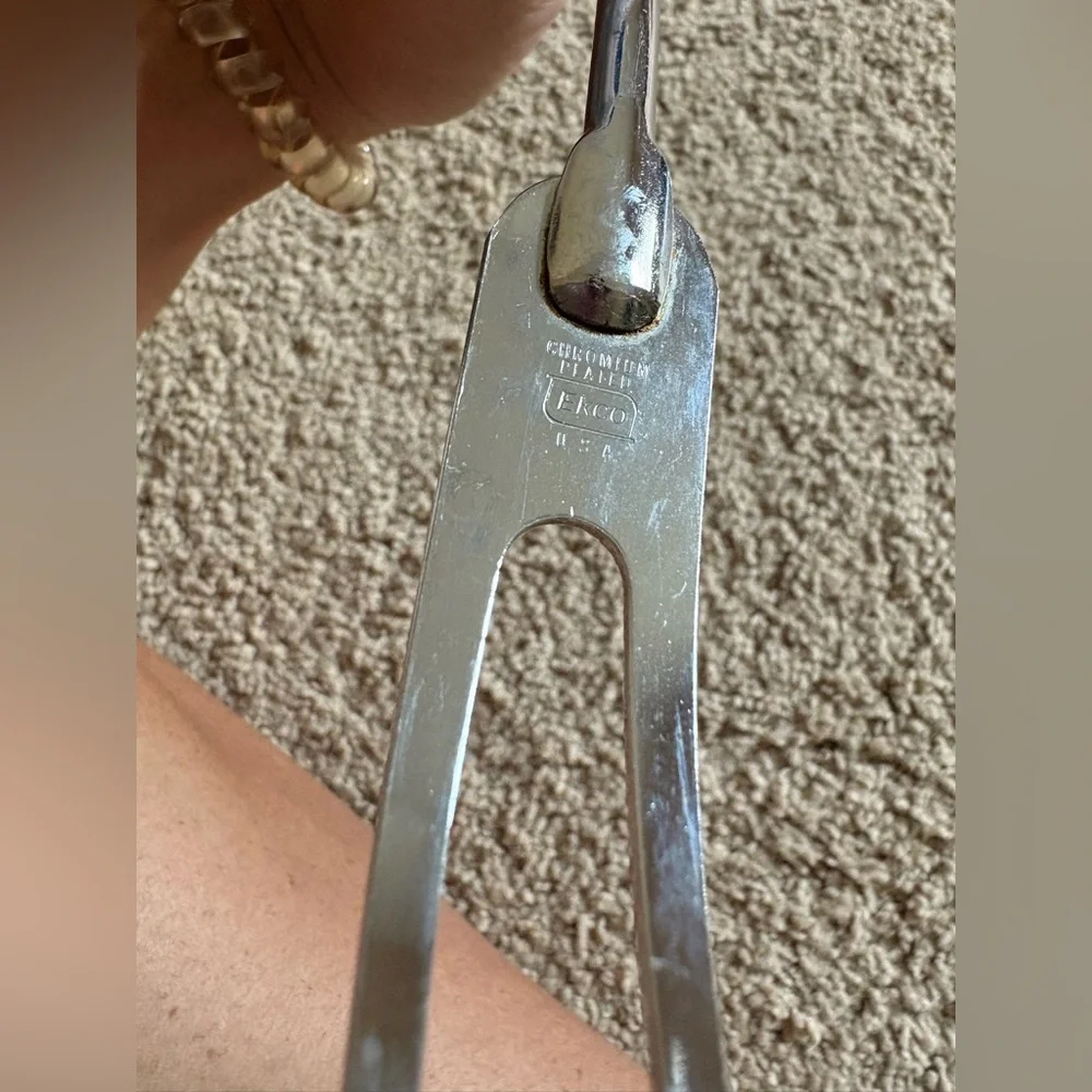 Vintage green Ecko carving fork